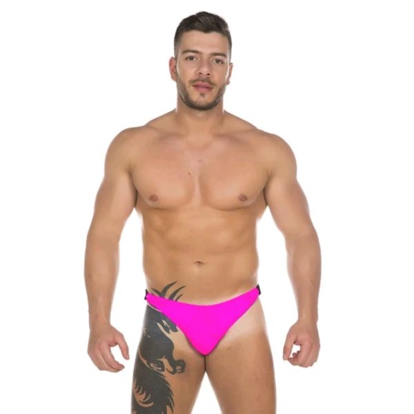 CUECA MASCULINA PINK FIO DENTAL LAP DANCE