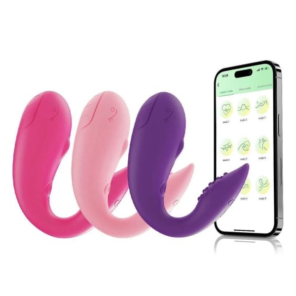 VIBRADOR BALEIA DE  APLICATIVO ESTIMULADOR PONTA 10 VIBRAÇÕES