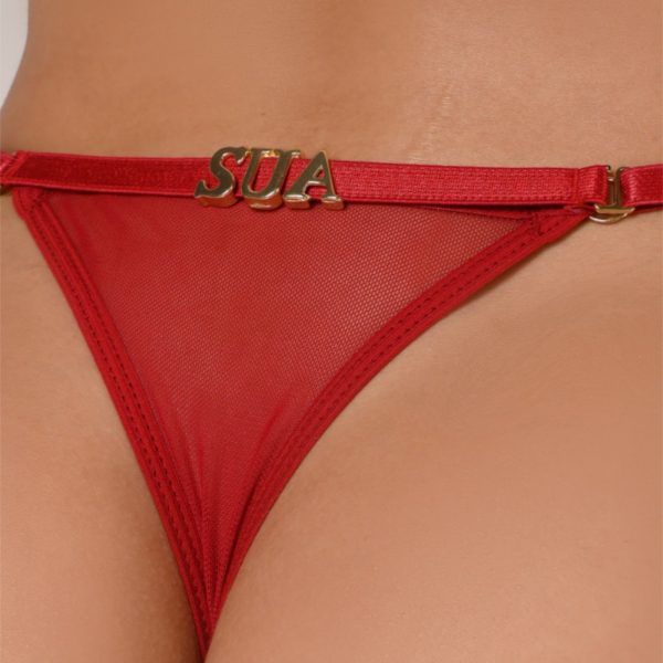 CALCINHA FIO DENTAL TULE PERSONALIZADA PROVOKE-ME - Imagem 7