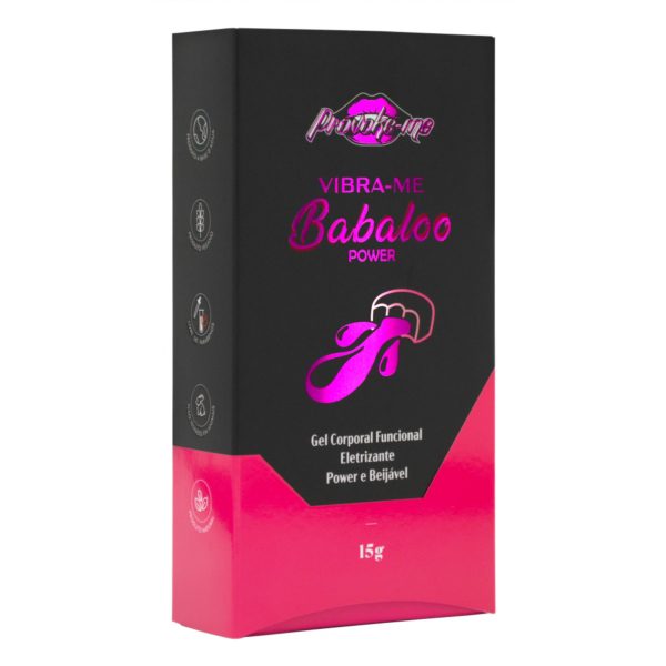 VIBRA-ME BABALOO POWER GEL ELETRIZANTE BEIJÁVEL 15G PROVOKE-ME - Imagem 4
