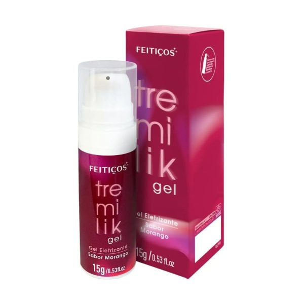TREMILIK GEL SABOR MORANGO COM VIBRAMAX 15G