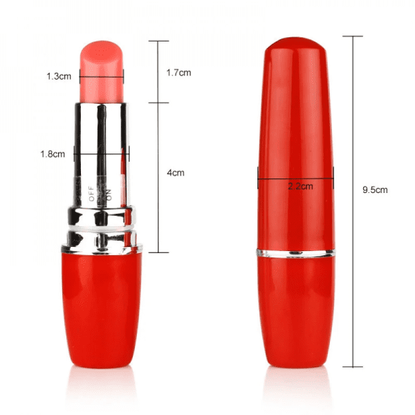 BULLET VIBRADOR FORMATO DE BATOM - Imagem 3