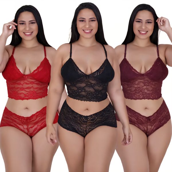 CONJUNTO CONJUNTO SEGURA MARIDO PLUS SIZE