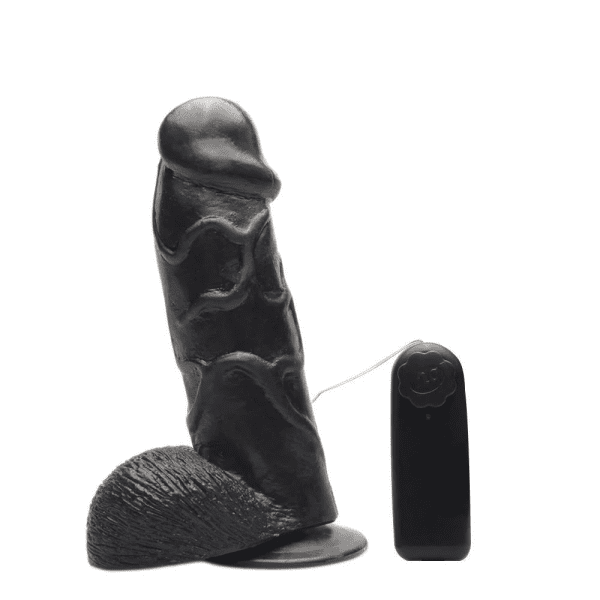 PROTESE COM VIBRO 18,5 X 4,8CM PRAZER E CIA - Imagem 3