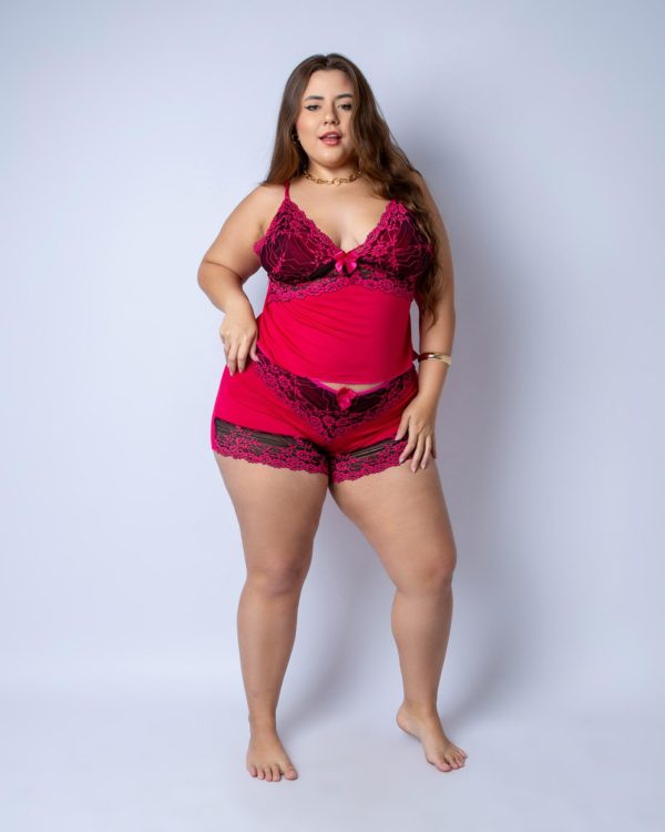 CONJUNTO BABY DOLL VANESSA PLUS SIZE - Imagem 10