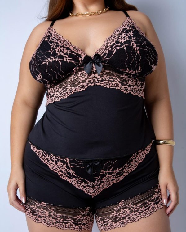 CONJUNTO BABY DOLL VANESSA PLUS SIZE - Imagem 18