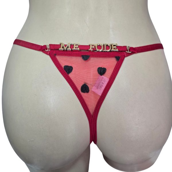 CALCINHA SECRETARIA FIO CORAÇÃO PERSONALIZADA - Imagem 6