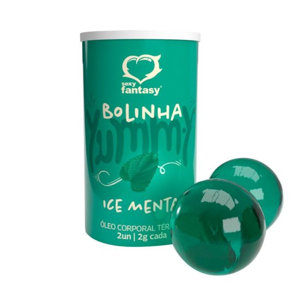 YUMMY BOLINHA BEIJÁVEL TÉRMICA COM 2 UNIDADES DE 2G SEXY FANTASY - Imagem 3