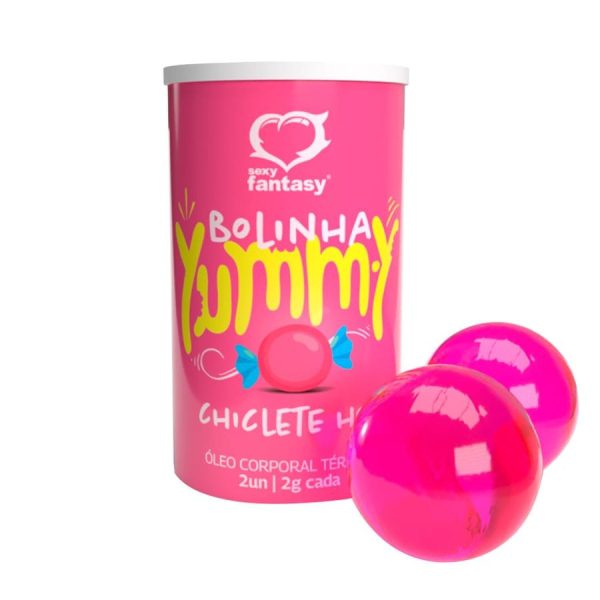 YUMMY BOLINHA BEIJÁVEL TÉRMICA COM 2 UNIDADES DE 2G SEXY FANTASY - Imagem 6