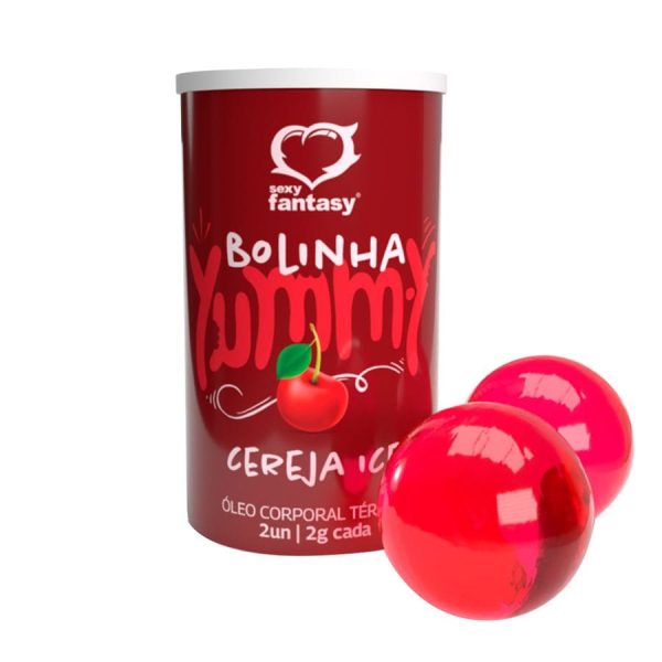 YUMMY BOLINHA BEIJÁVEL TÉRMICA COM 2 UNIDADES DE 2G SEXY FANTASY - Imagem 7
