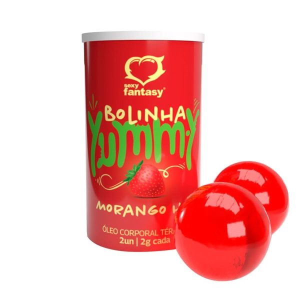 YUMMY BOLINHA BEIJÁVEL TÉRMICA COM 2 UNIDADES DE 2G SEXY FANTASY - Imagem 2