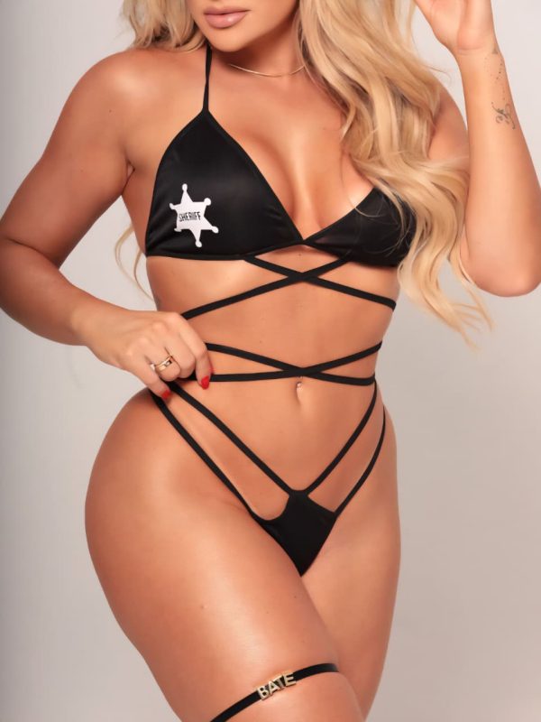 FANTASIA BODY PERSONALIZADA XERIFE TALLYTA - Imagem 3