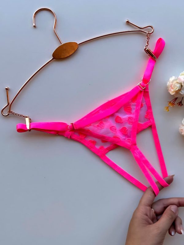 CALCINHA SECRETARIA FIO CORAÇÃO PERSONALIZADA LUXO - Imagem 15