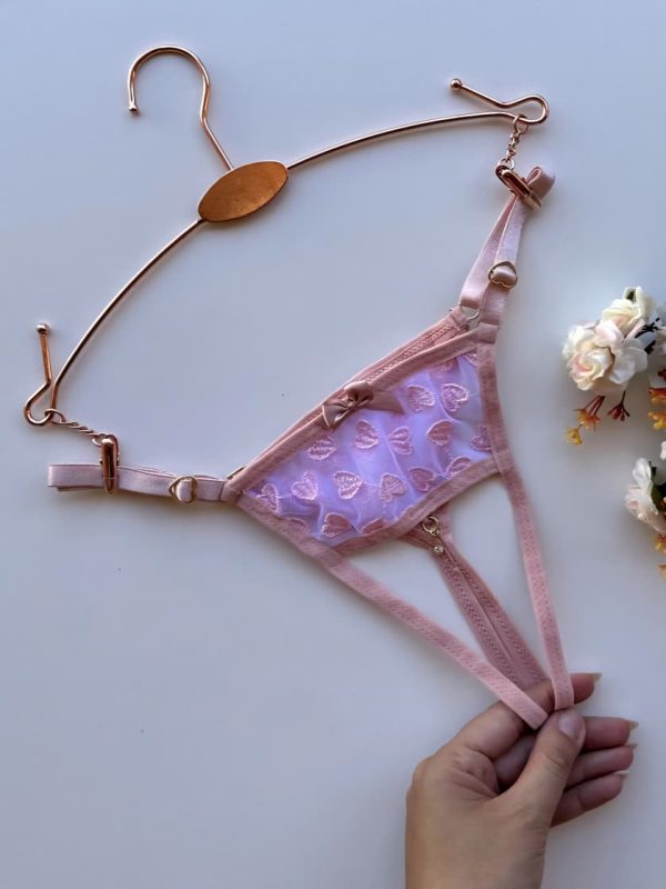 CALCINHA SECRETARIA FIO CORAÇÃO PERSONALIZADA LUXO - Imagem 7