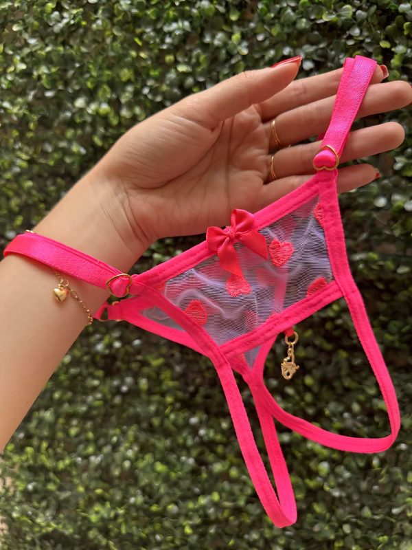 CALCINHA SECRETARIA FIO CORAÇÃO PERSONALIZADA LUXO - Imagem 10