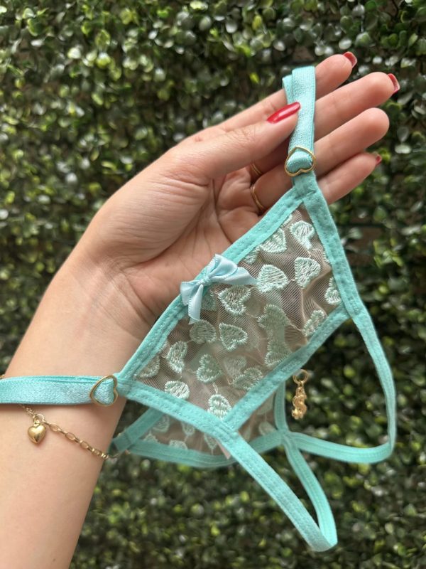 CALCINHA SECRETARIA FIO CORAÇÃO PERSONALIZADA LUXO - Imagem 13