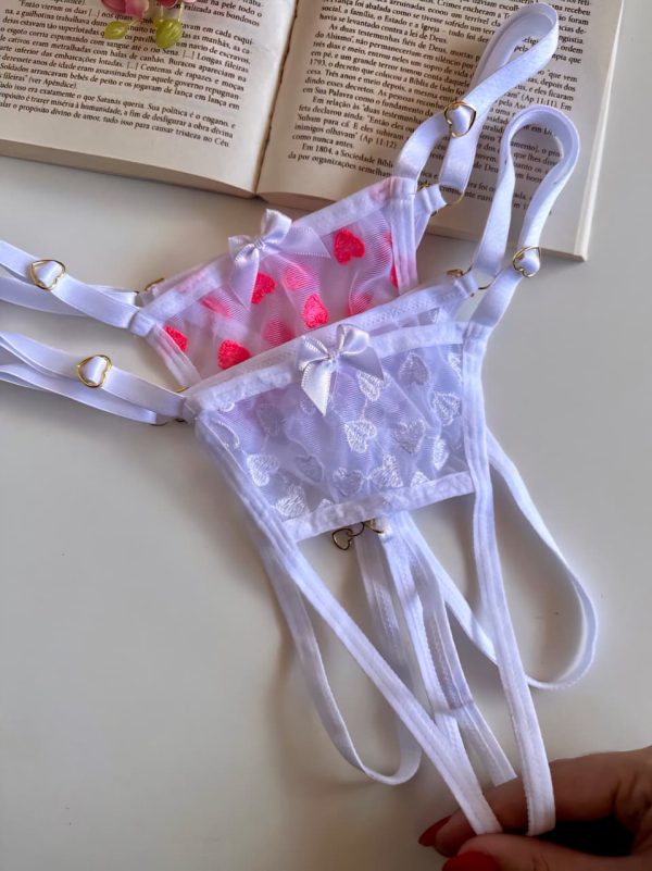 CALCINHA SECRETARIA FIO CORAÇÃO PERSONALIZADA LUXO - Imagem 12