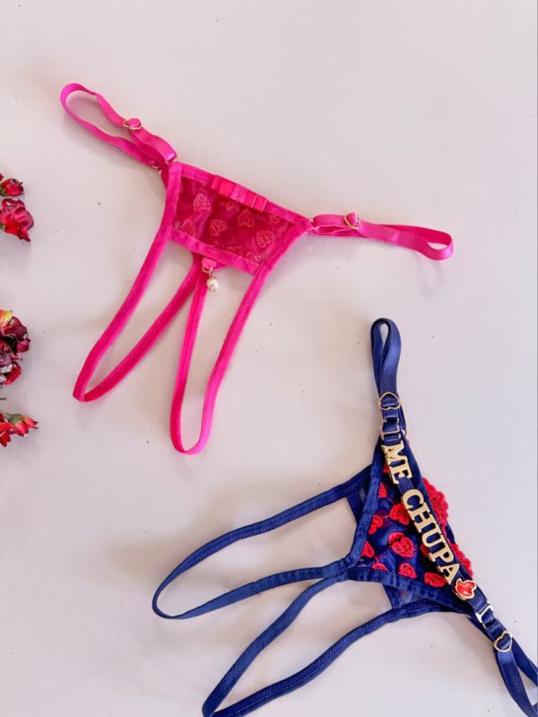 CALCINHA SECRETARIA FIO CORAÇÃO PERSONALIZADA LUXO - Imagem 21