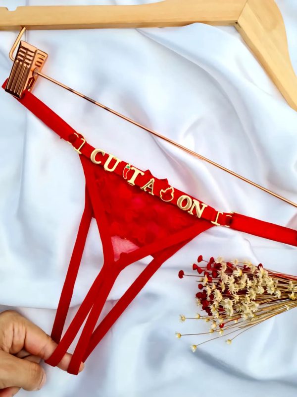 CALCINHA SECRETARIA FIO CORAÇÃO PERSONALIZADA LUXO - Imagem 20