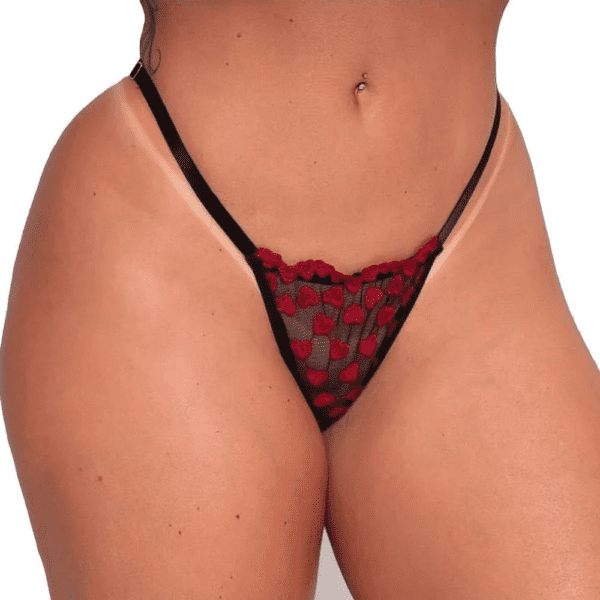 CALCINHA FIO DENTAL PERSONALIZADA LOVE TALLYTA - Imagem 2